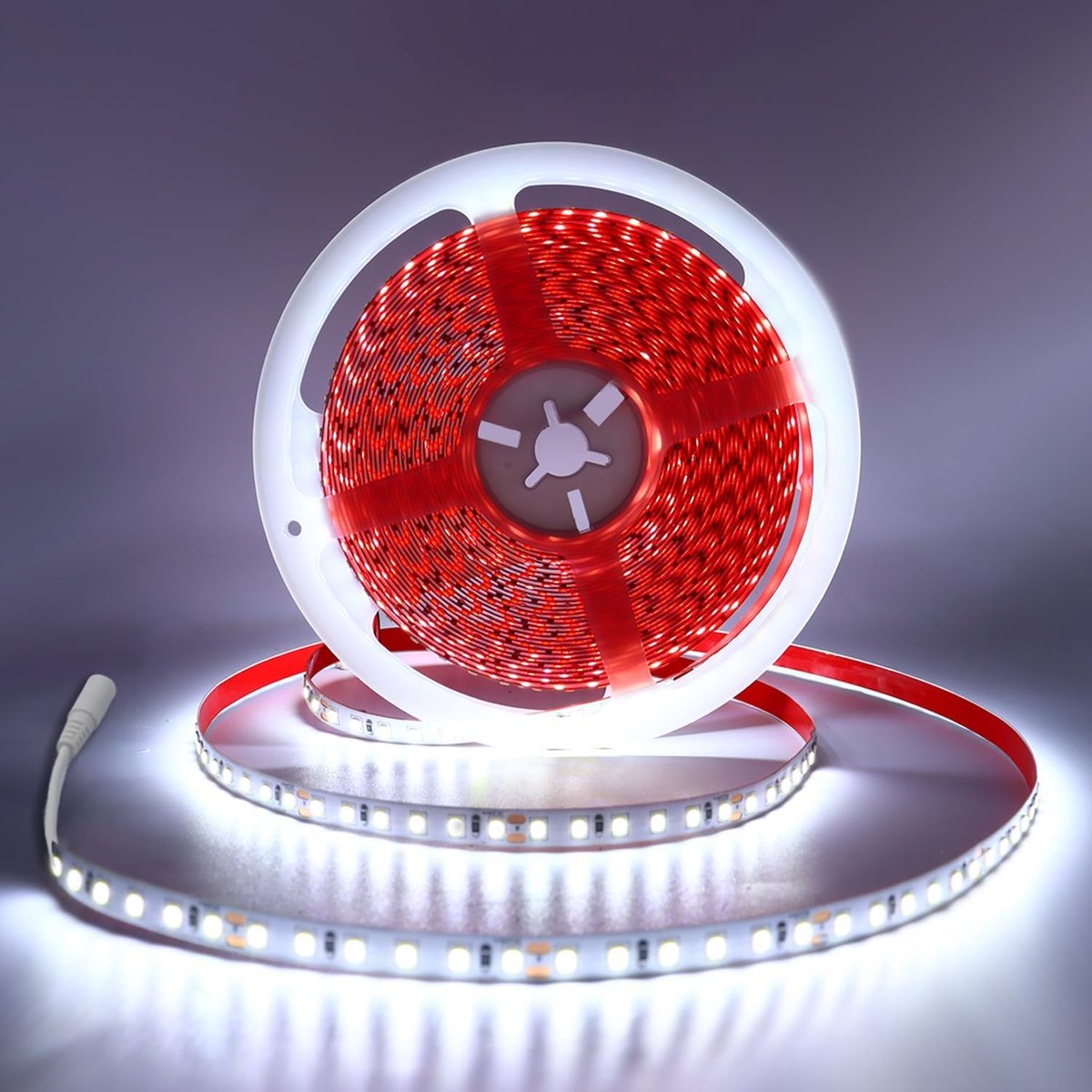 LED Strip 10m Koelwit 6000K - Dimbaar 24V - Zelfklevend - Ideaal voor Binnenverlichting - ShopVlot