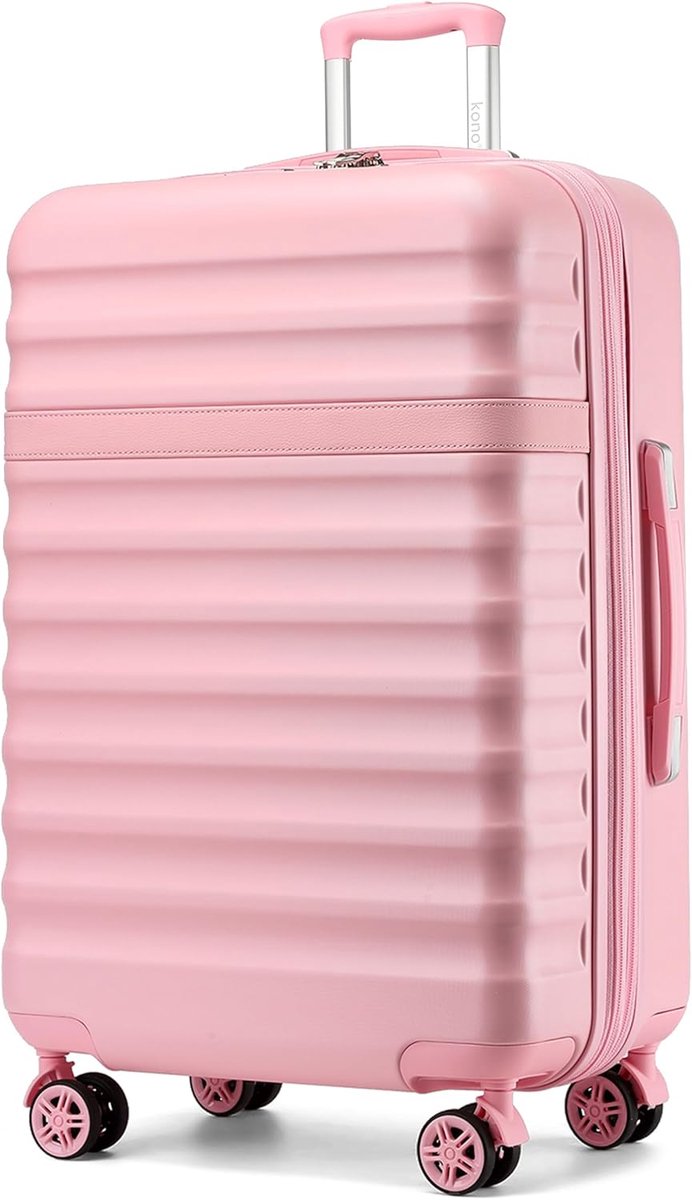 Carry On Koffer ABS+PC Hardshell Lichtgewicht Reizen Cabine Bagage met TSA Slot Spinner Wielen, roze, Large-28 inch, Carry On Koffer ABS+PC Hardshell Lichtgewicht Reizen Cabine Bagage