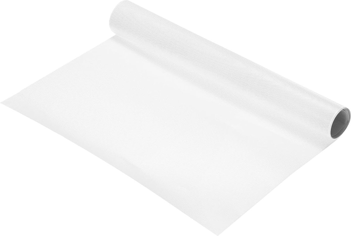 Pc-stoffilterrol, 300 x 1000 x 0,5 mm, pvc-computerbehuizing, stofdicht, netafdekking ventilatierooster voor luidsprekers van computerbehuizing, wit