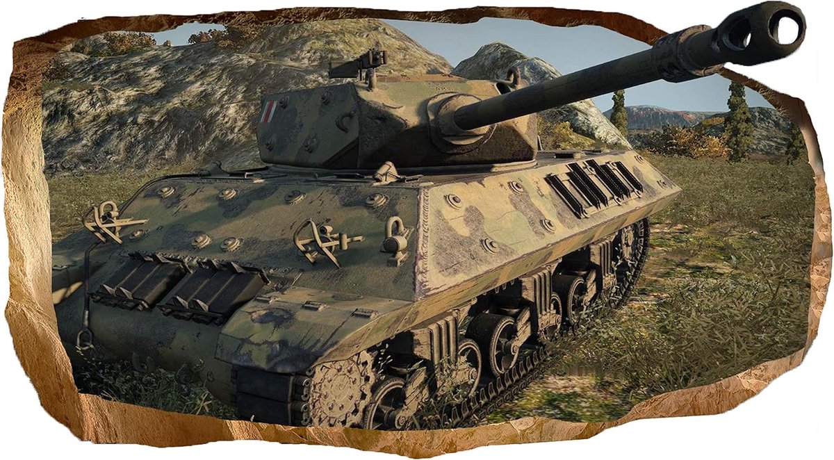 3D Mural Wall Art Foto Muurposter - Tank Krijger - Kinderen Slaapkamer 120 x 220 cm