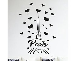 France Eiffel tower love wall art decal decor vinyl sticker mural