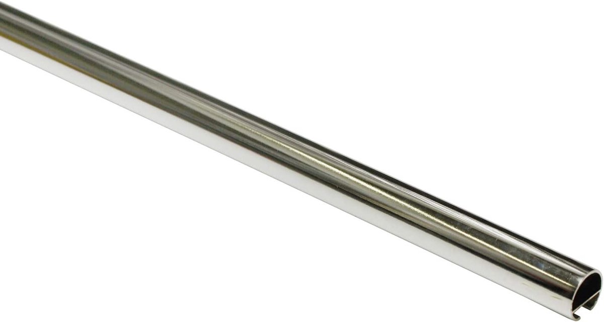 gordijnroede met binnenloper I Ø 20 mm chroom 120 cm, metaal