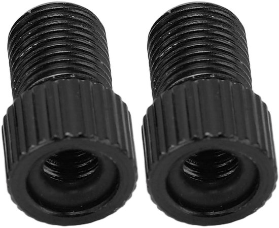Fietsventiel Converter - Pomp Adapter - Fietsbanden Oppompen - Aluminiumlegering - 2 stuks - Zwart — afbeelding 5