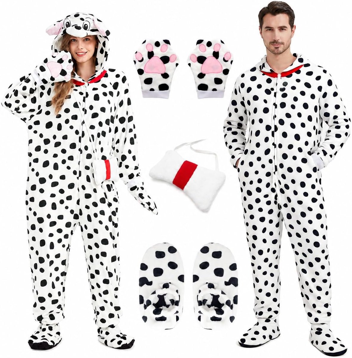 Heren dames onesie dier volwassenen overall pyjama voor carnaval Halloween party