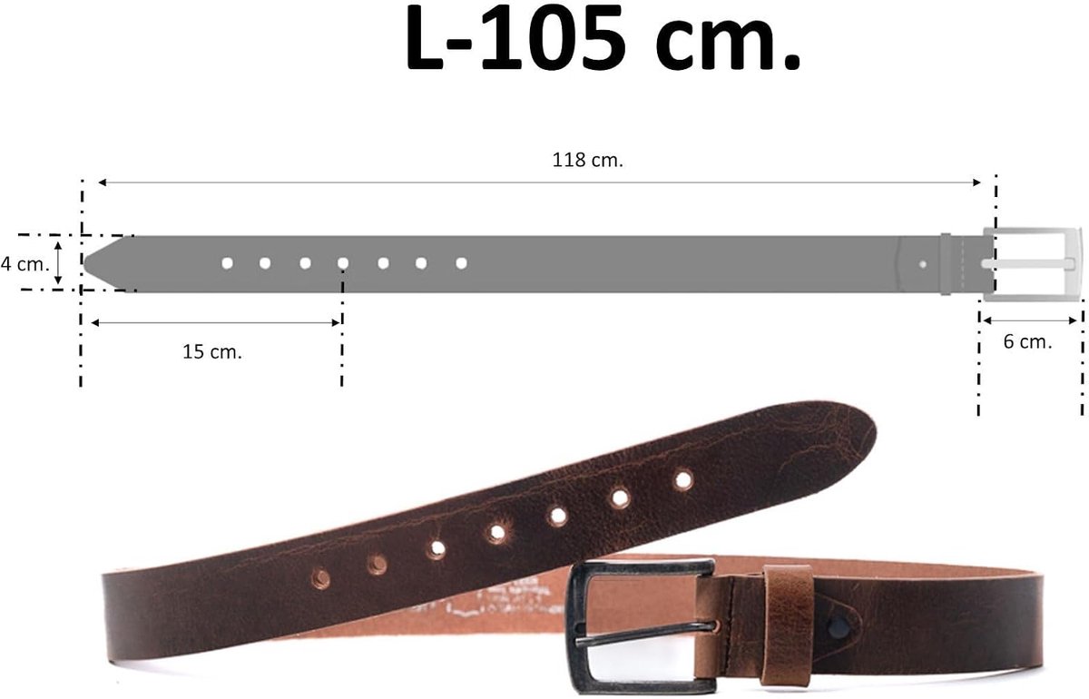 Belt - Leder - Unisex - Ideaal voor elke outfit - SnelShoppen