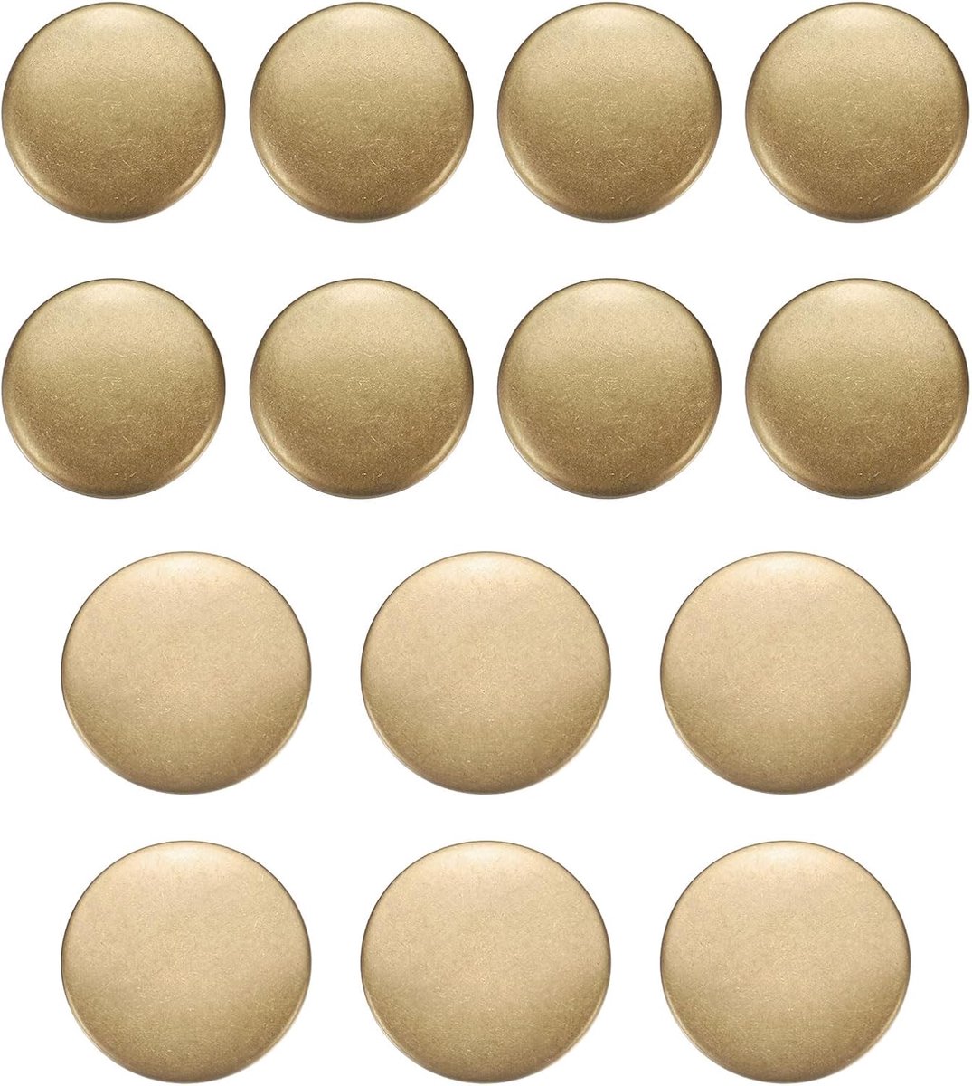 Metalen antieke knopset 15 mm 20 mm rond metalen naaiknop messing schacht reserveknop voor heren dames blazer pak wollen jas hemd jas broek naaihandwerk, brons