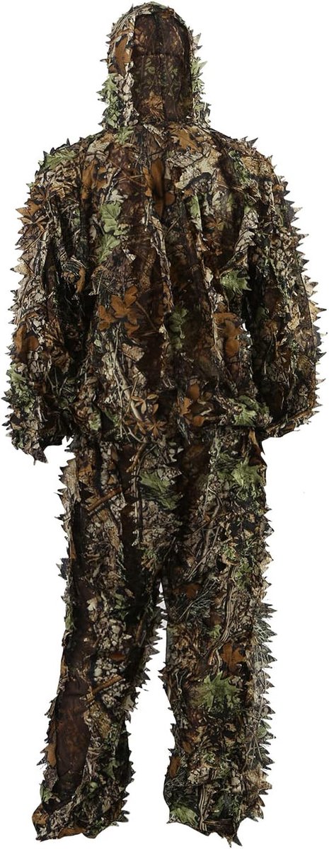 3D camouflage kostuum Ghillie jungle ghillie camouflage kostuum Woodland jachtkleding party verduistering