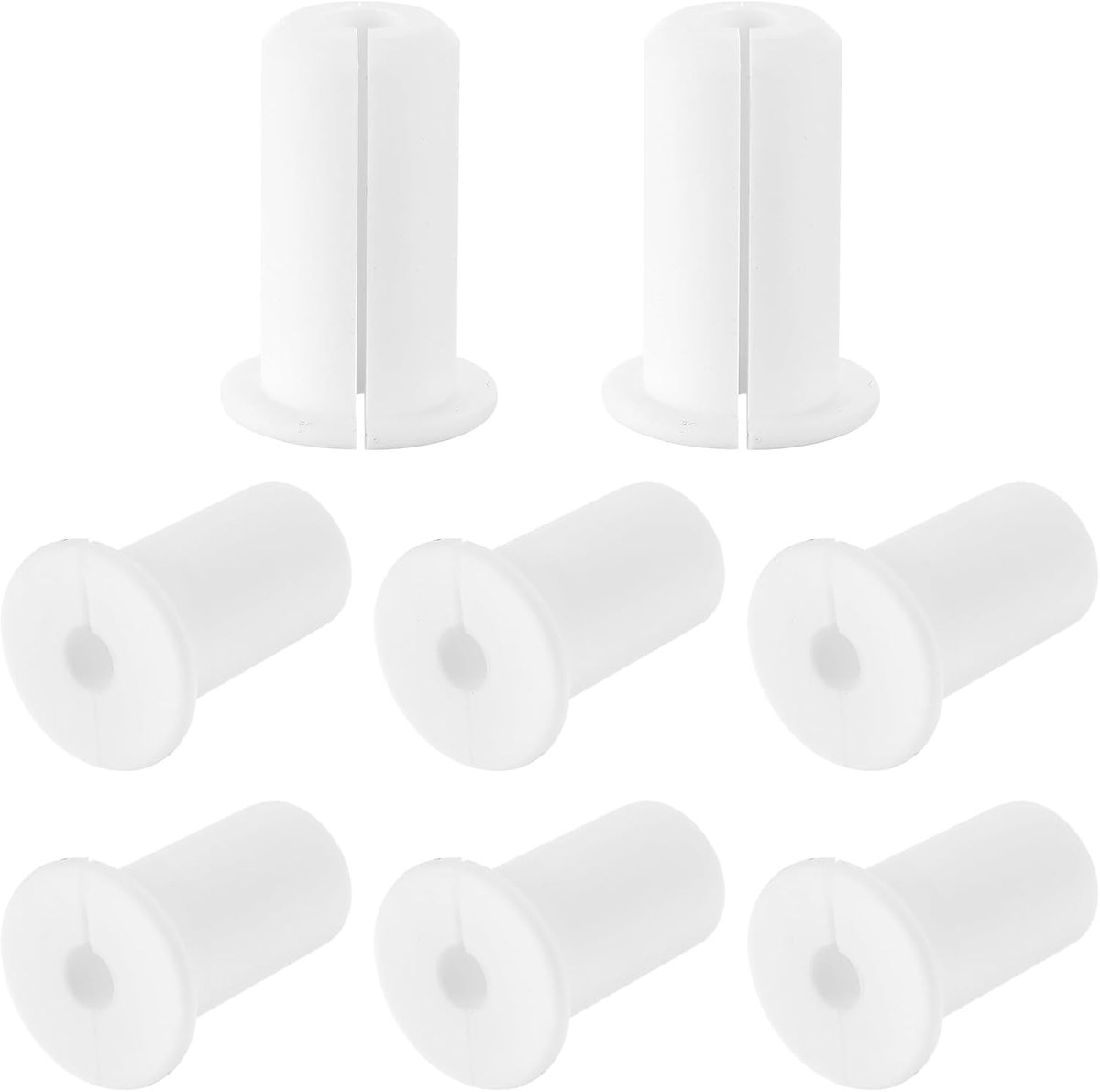 8 stuks wanddoorvoer voor Starlink kabelgeleidingsset Wall Grommets Starlink-kabelgeleidingsset muurdoorvoer voor kabel Voor 1,9 cm (3/4 inch) wandgat Starlink kabelrouter en Ethernet adapter (Wit)
