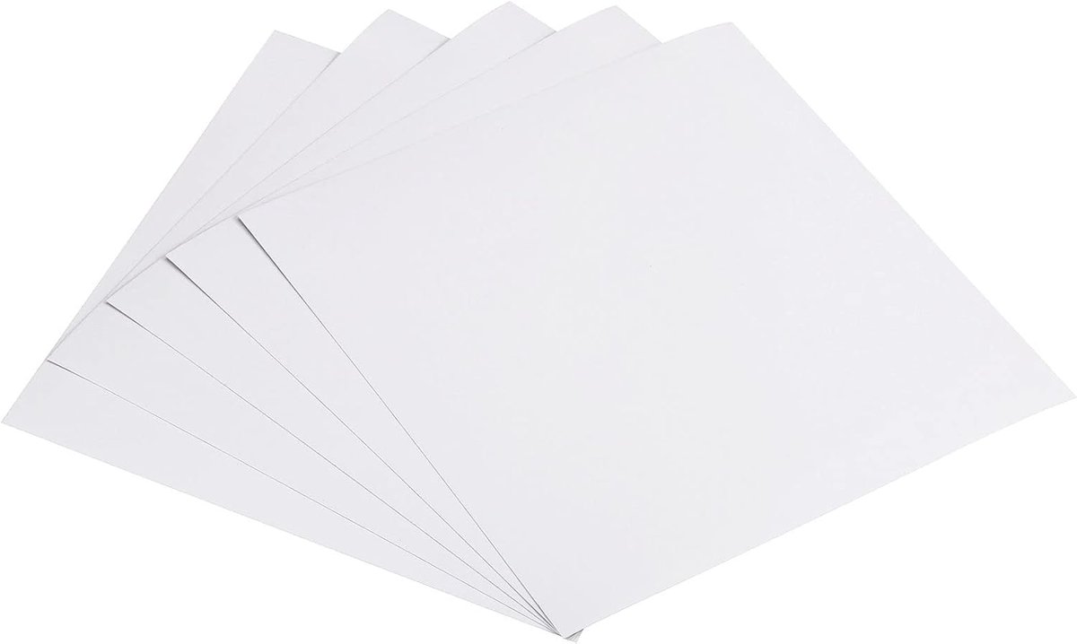 Cyanotype papier, 12 vellen 5,9x5,9 inch zon print zonne-tekening papier gevoeligheid natuur afdrukken papier voor kunst ambachten DIY project, wit