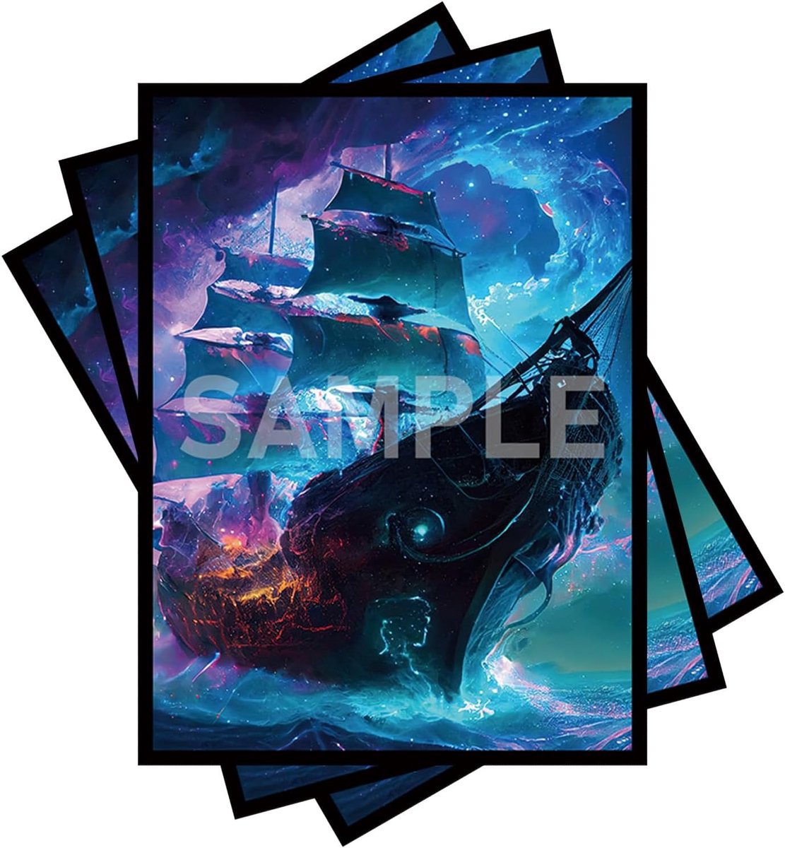 100 stuks MTG-kaarthoezen mat, TCG-kaart beschermende hoezen maat is 6,6 x 9,1 cm van toepassing op OCG CCG DTCG PTCG, geschikt voor kaarten met standaardformaat (schip)
