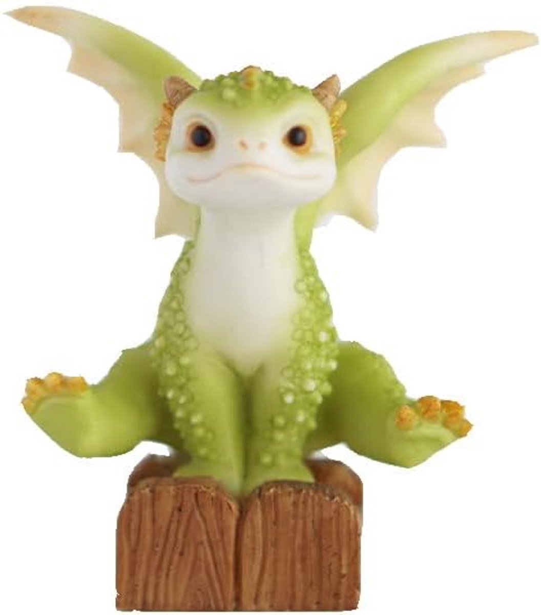 Miniatuur feeëntuin drakenfiguren - pauzenpaard draak - kleurrijk ontwerp - voor fantasy decoratie - ShopVlot