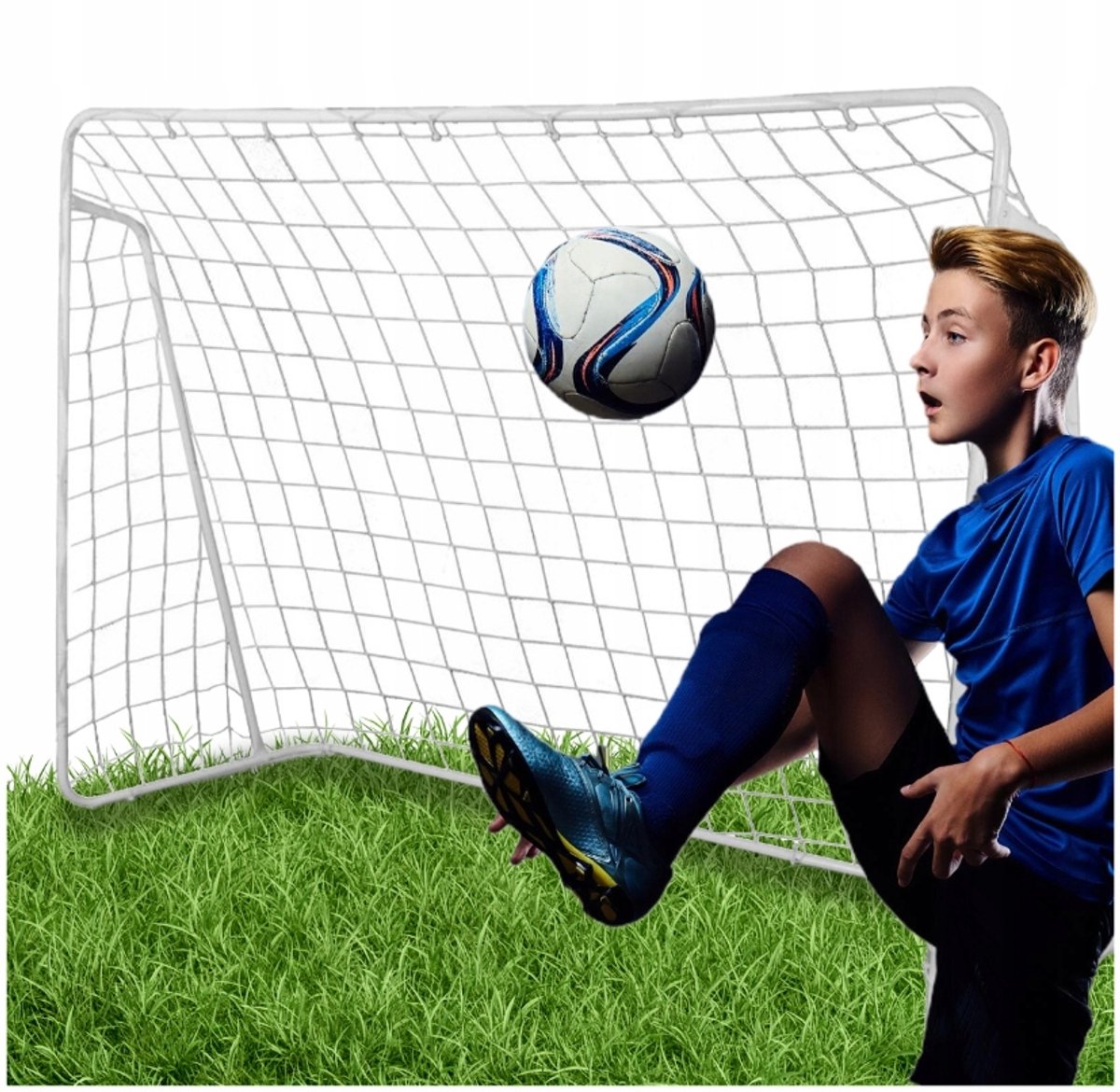 Grote Voetbaldoel 240x150cm - Stevig Metaal, Weerbestendig