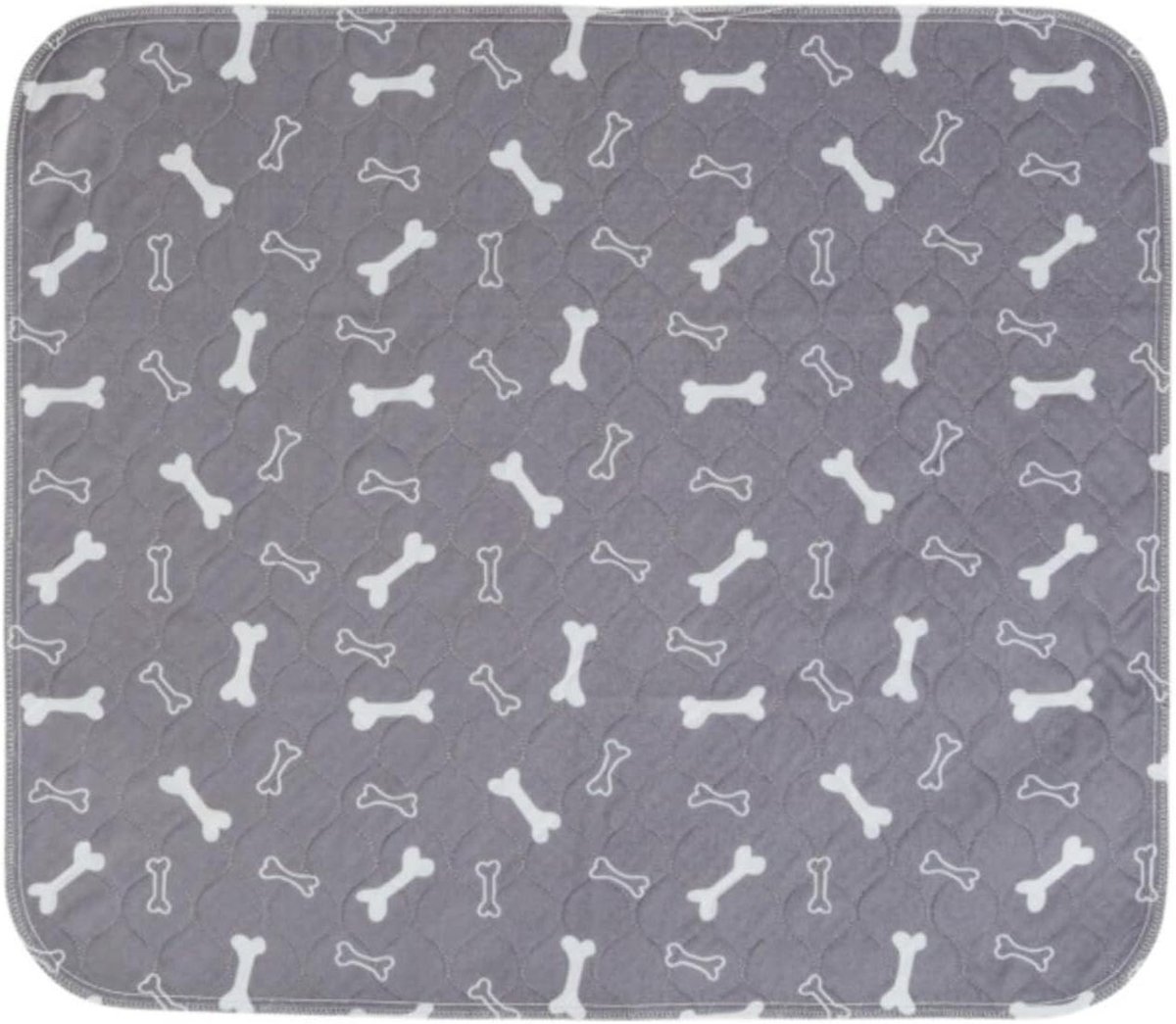 Huisdier Plas Pad - Hond Luier Kat Mat - Huisdier Verzorging - Waterdichte Onderlaag - 80 x 90 cm - Grijs