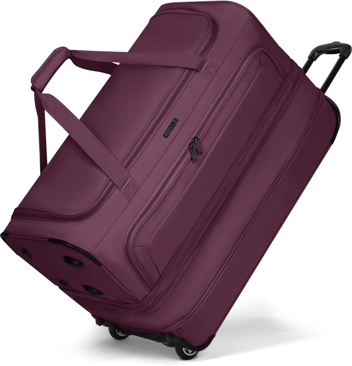 Reistas met wielen 98L - Bordeaux - Uitbreidbaar - Perfect voor lange reizen - ShopVlot