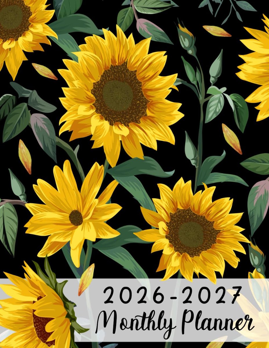 Maandplanner 2026-2027 - Groot lettertype - Twee jaar planning - Organiseer jouw leven met stijl - ShopVlot