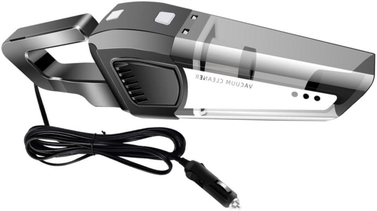 Handstofzuiger Auto - Autostofzuiger Draadloos - Auto Interieur Reinigen - Ergonomische Handgreep - 32.5 cm Lengte - Zwart