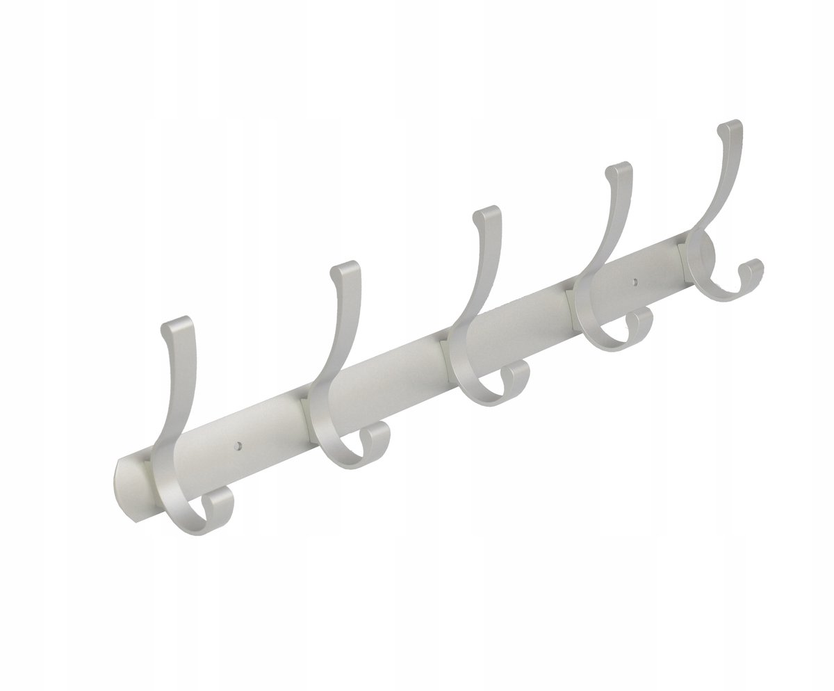Wandkapstok Aluminium 49,5x12 cm - Merkloos