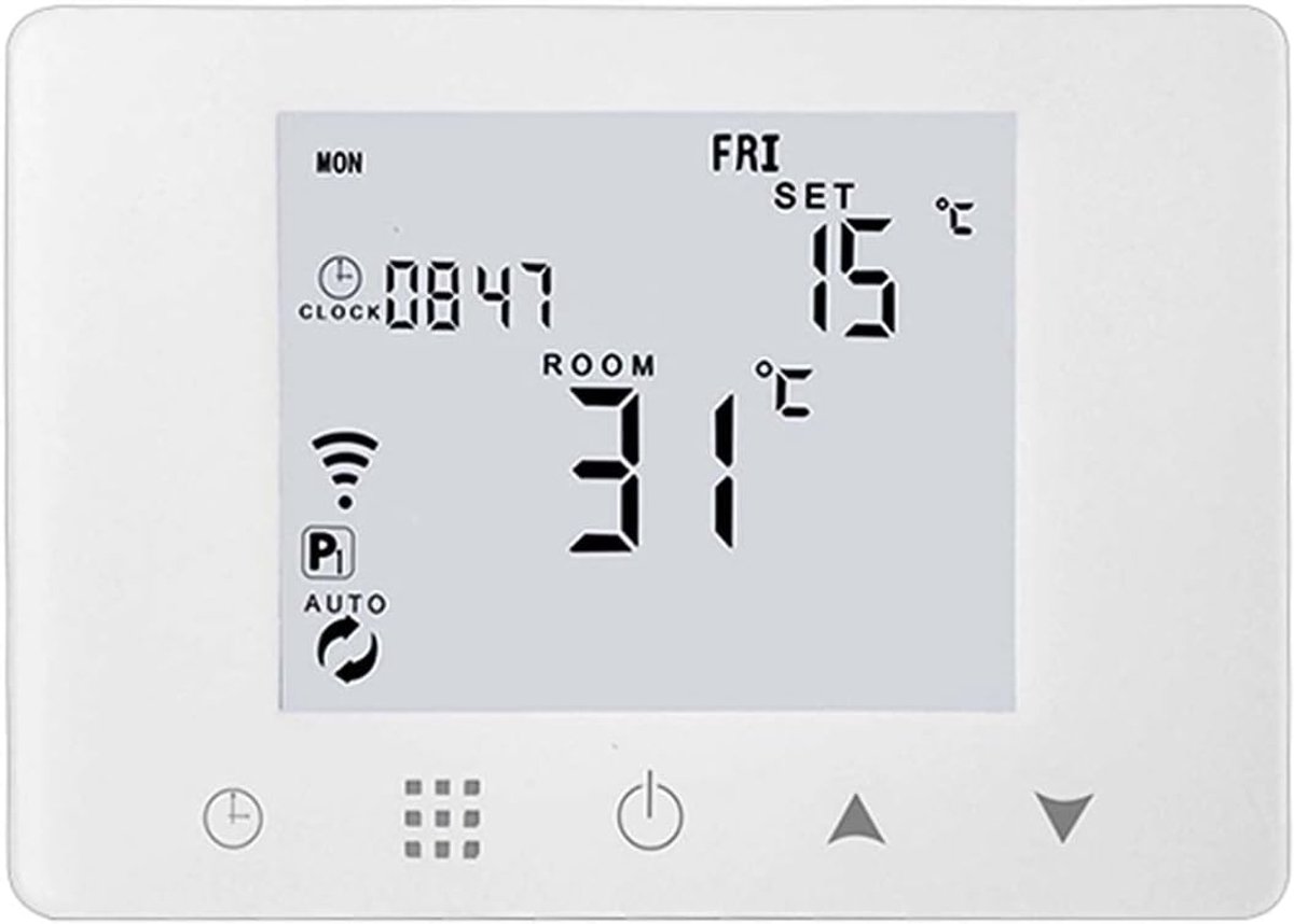 Slimme thermostaat voor cv-ketel - programmeerbaar - WiFi-verbinding - behoud comfort en besparing - ShopVlot