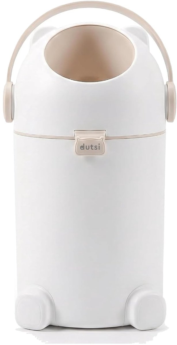 Luieremmer Plus – 10L capaciteit - Beige/Taupe - 100% geurvrij - Handig in gebruik - ShopVlot
