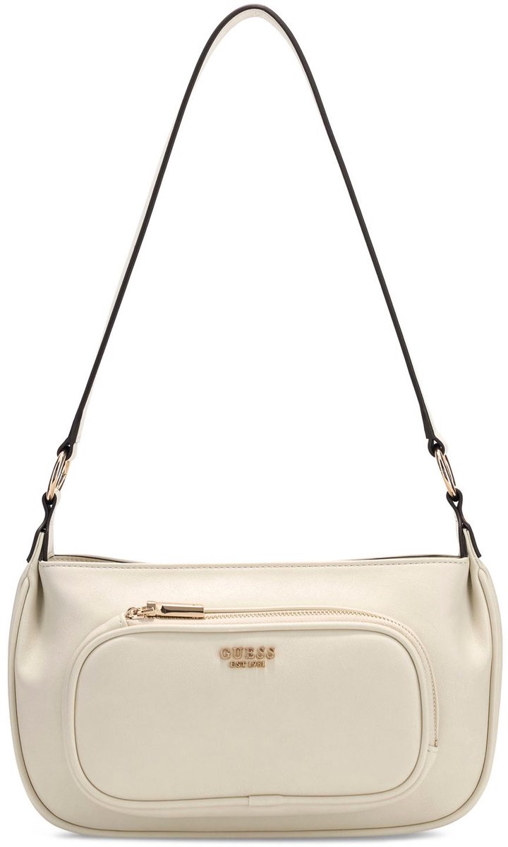 GUESS schoudertas Bronna Shoulder Satchel Bag Bone crème