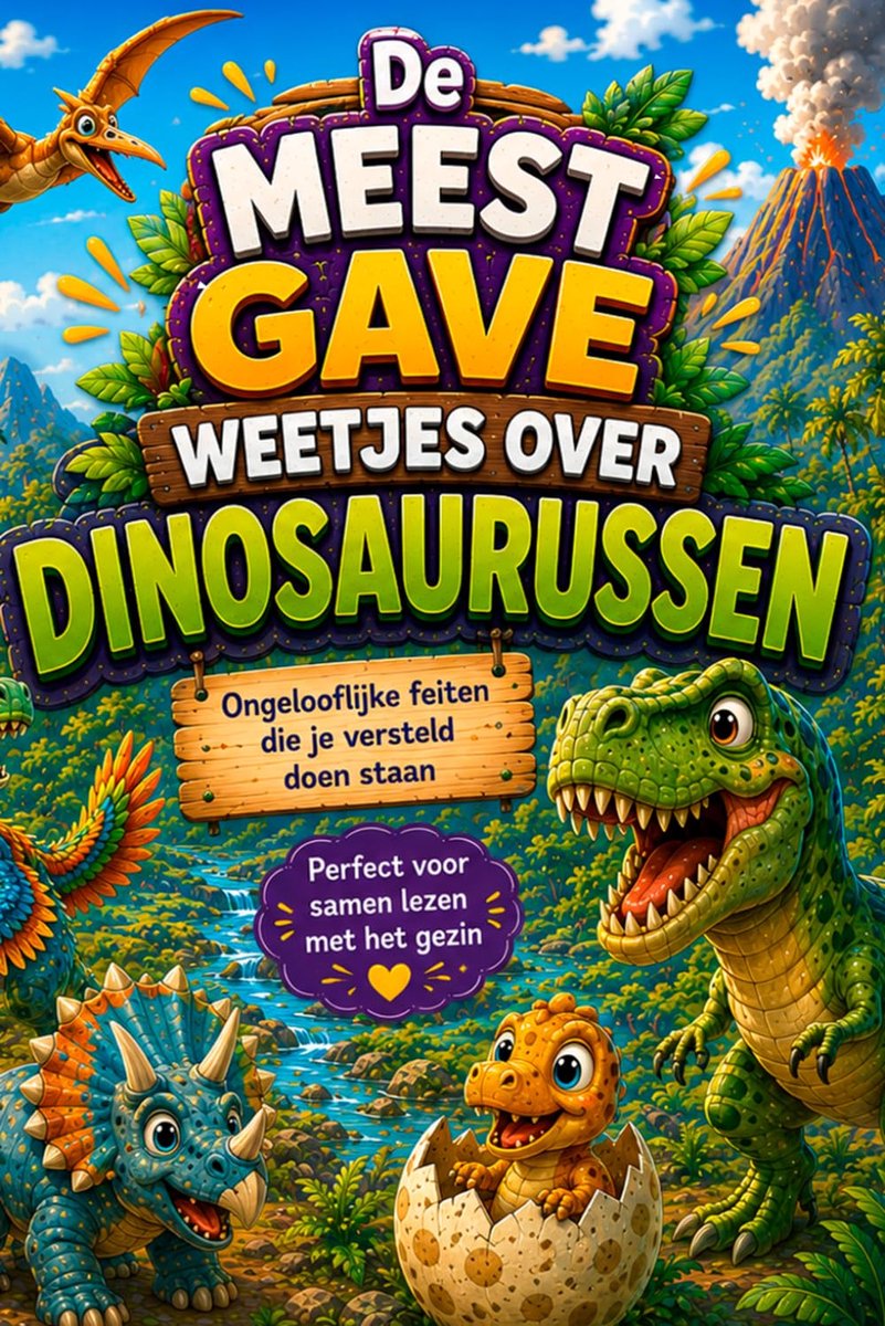 Dinosaurussen weetjes boek - ongelooflijke feiten - leerzaam en verrassend - voor dino-liefhebbers - ShopVlot