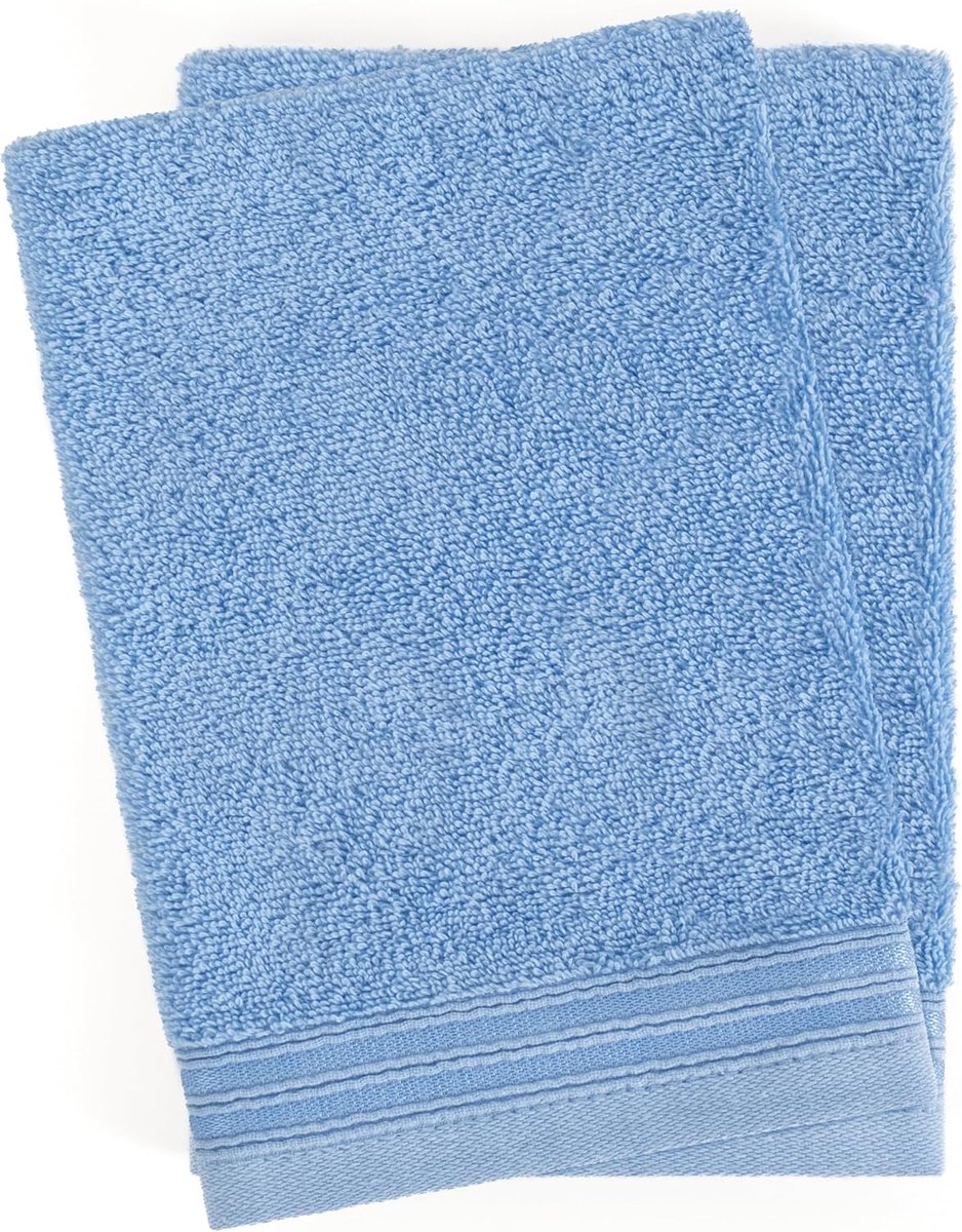 Washandjes 2-delig 15x22cm - 100% Katoen Badstof - Zacht en Duurzaam - Ideaal voor Gezin - ShopVlot