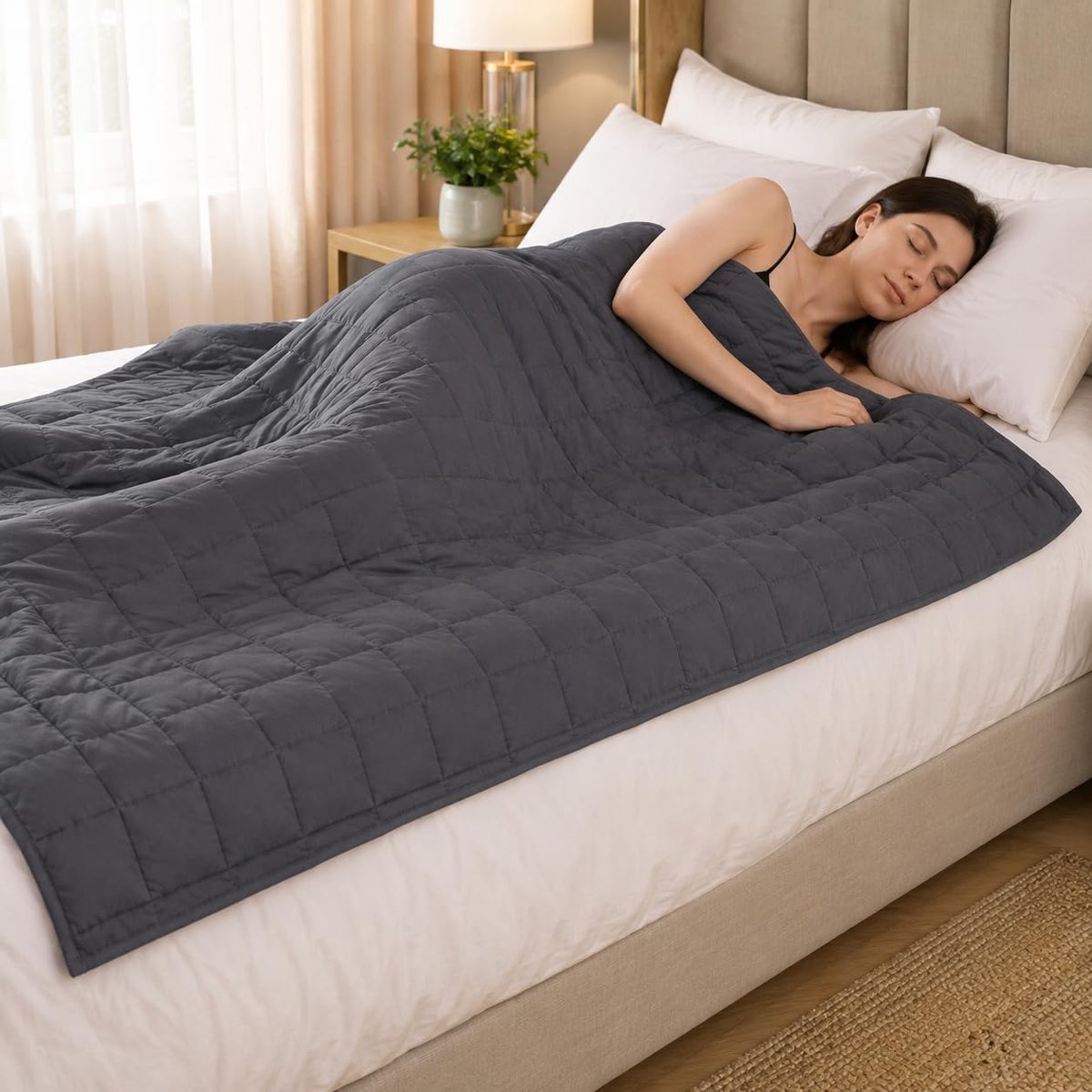 Zware Dekbed 7 kg - 150 x 200 cm Katoenen Bedsprei - Vermindert Angst - Ideaal voor Slaap - ShopVlot