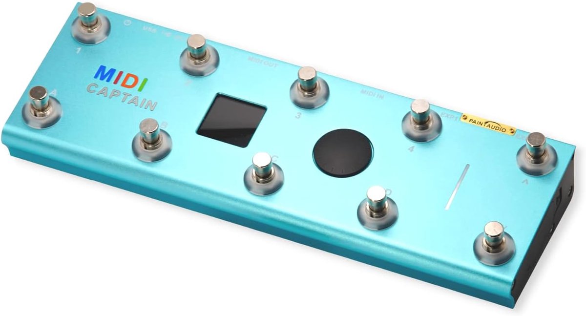 MIDI voetcontroller - 10 voetpedalen - multi-effecten synthesizer - automatische controle van complexe toetsaanslagen - ShopVlot
