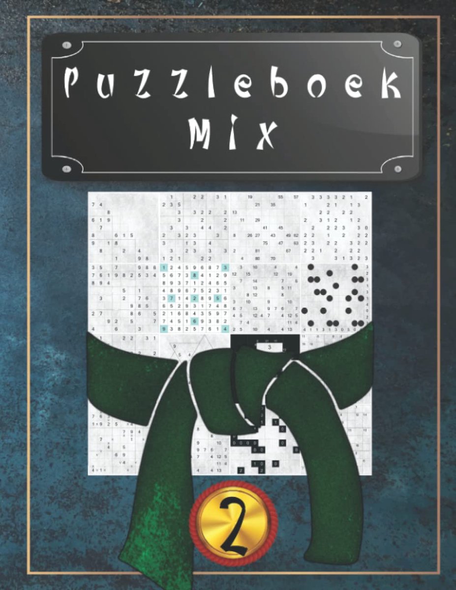Puzzleboek - 14 verschillende soorten puzzels - 1000 logische puzzels - voor beginners tot professionals - ShopVlot