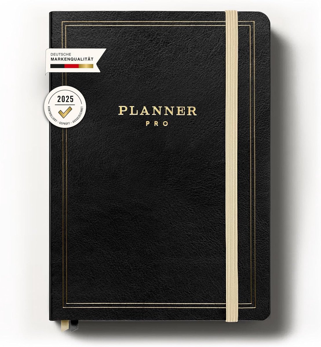 Planner A5 - Premium soft faux leather - Undated ontwerp - Meer focus en structuur voor je jaar - ShopVlot