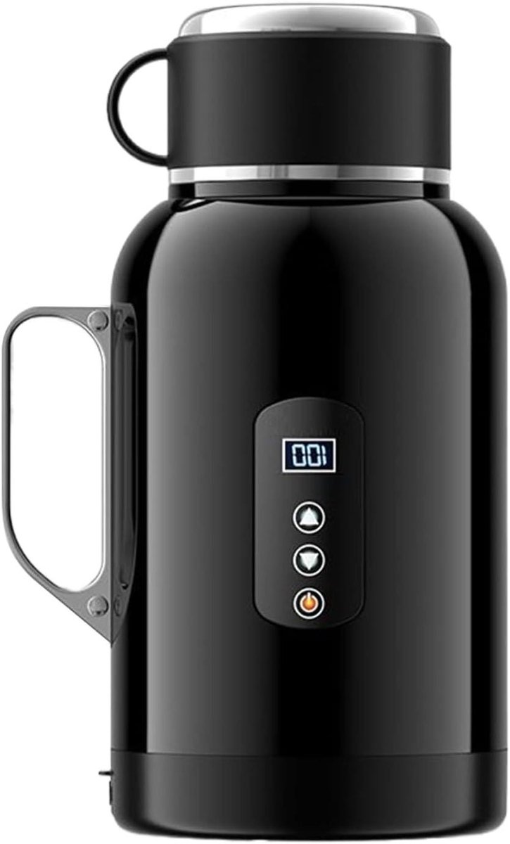 Elektrische Waterkoker Auto - Reis Waterkoker - Snel Water Koken - Roestvrijstalen Binnenkant - 1500 ml - Meerkleurig