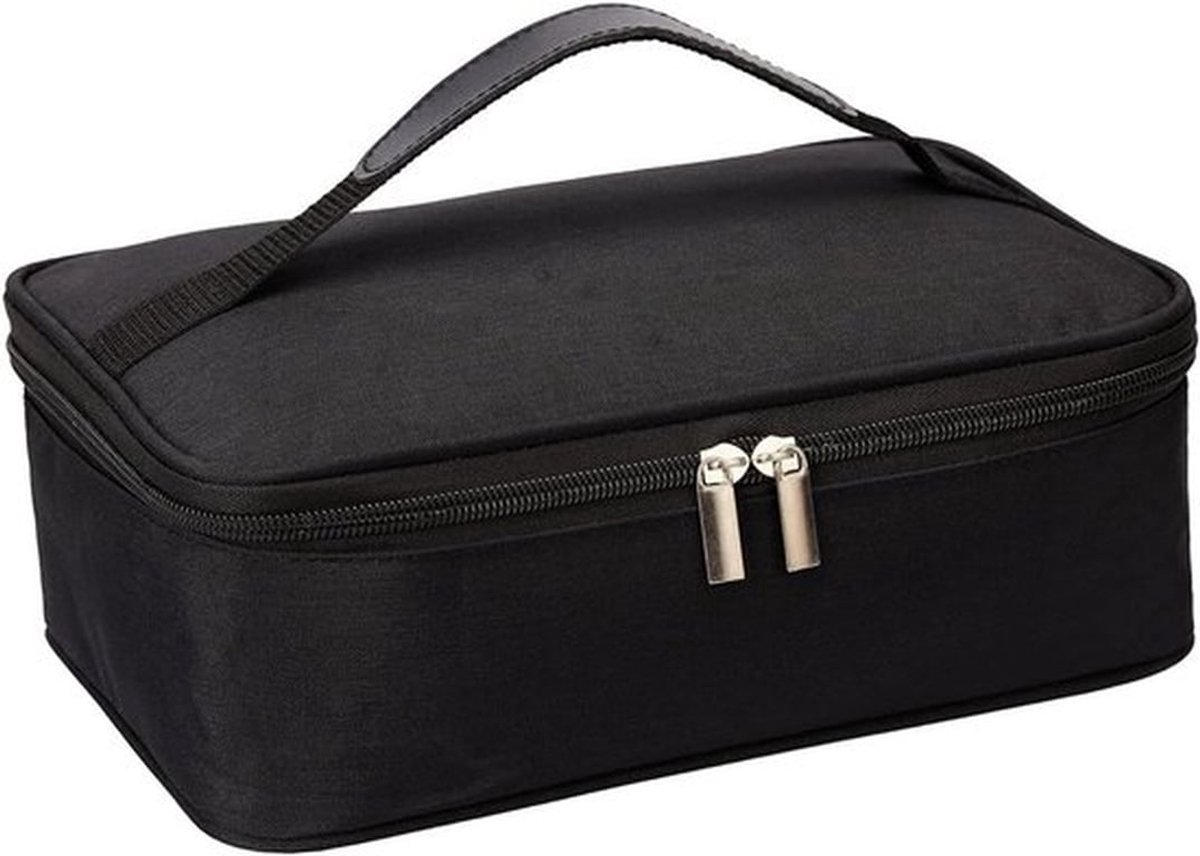 Geïsoleerde handtas - Kleine lunchtas - Draagbare geïsoleerde koeltas - Lunchbox - Zwart