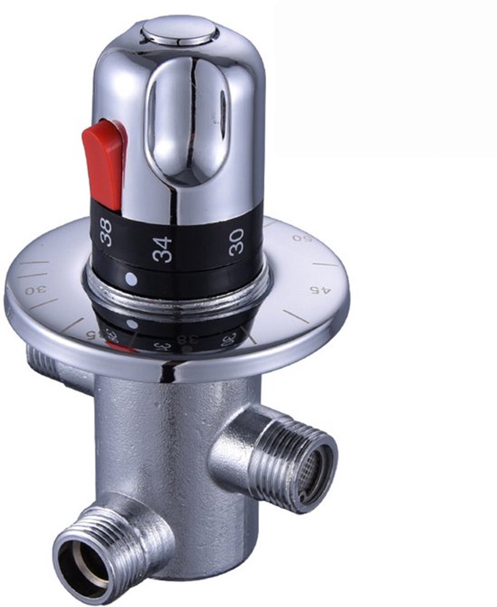 Messing Thermostaat Mengwaterklep Mengtemperatuur Regelklep Mengklep Geschikt voor Boiler