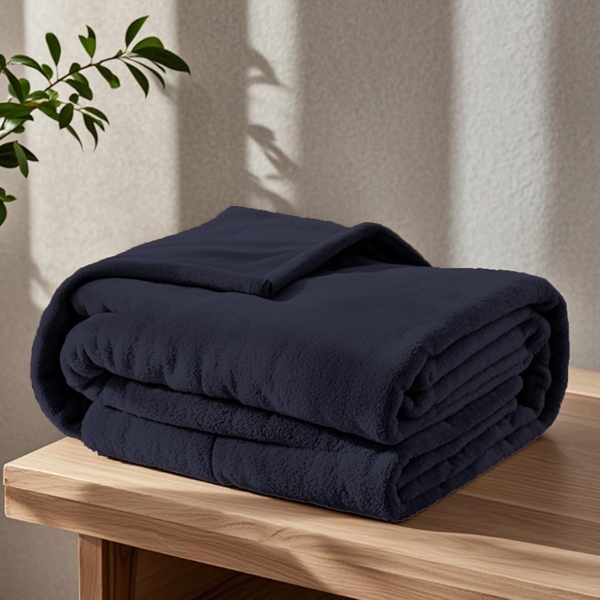 Bank Deken - Pluizige Deken - Comfort Thuis - Kasjmiergevoel - 95 x 255 cm - Rood