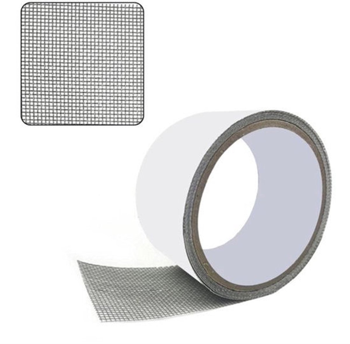 Fly Door Sticky Roll Tape Mesh Window Screen Sticky Wires Patch Glasvezel reparatietape voor deur- of raamschermreparatie