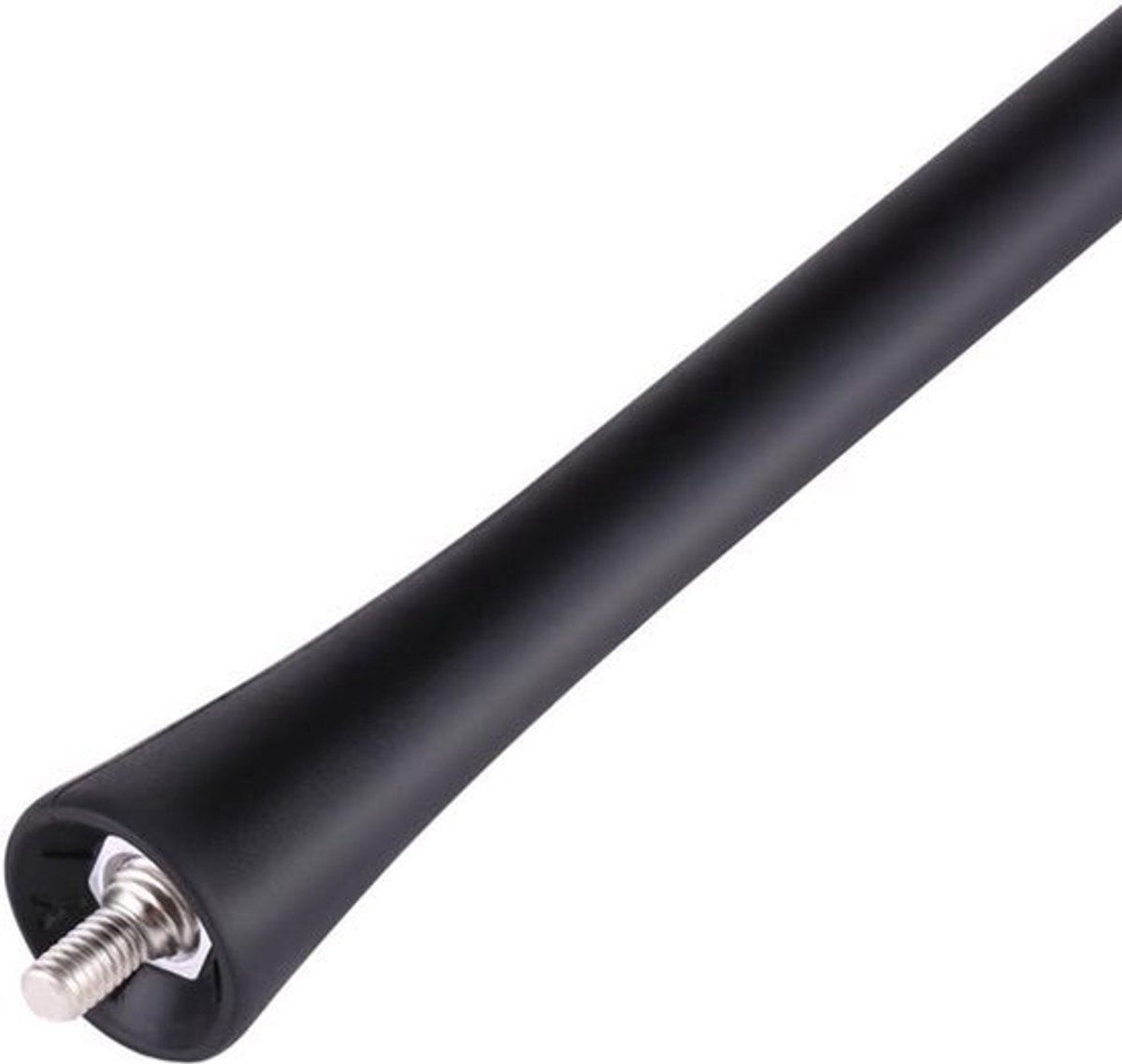 9-Inch Auto Vervangings Antenne voor FM Radio - Stubby Zwart met Schroefdraad Bevestigingen
