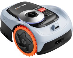 Segway Navimow i206 AWD - Robotmaaier - NRTK + Vision - Zonder Grensdraad & Zonder Antenne - Snelste & eenvoudige Installatie - 600m² - driewielaandrijving - 45% Helling - AI Obstakelvermijding -Super Stil 59dB-3 Jaar Garantie