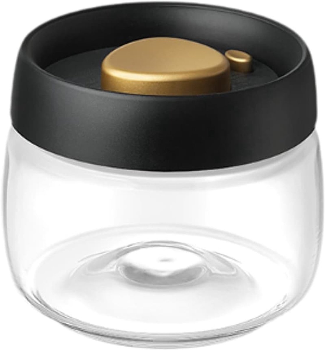 Koffieblik - Vacuüm koffieblik - 500 ml - Luchtdichte voedselbewaarcontainer - Glas - Bewaarcontainer - Glazen pot - Met handmatige vacuümpomp - Voedselconservering