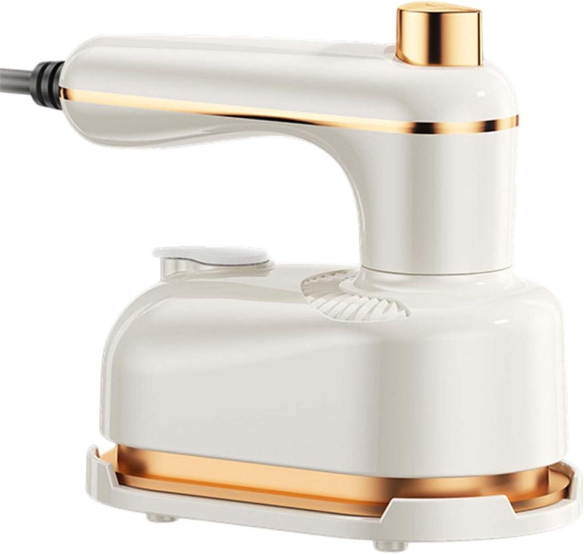 Reis Stoomstrijkijzer - Draagbaar Strijkapparaat - Kreukvrije Kleding - Dubbele Spanning Compatibiliteit - 50ml Watertank - Beige