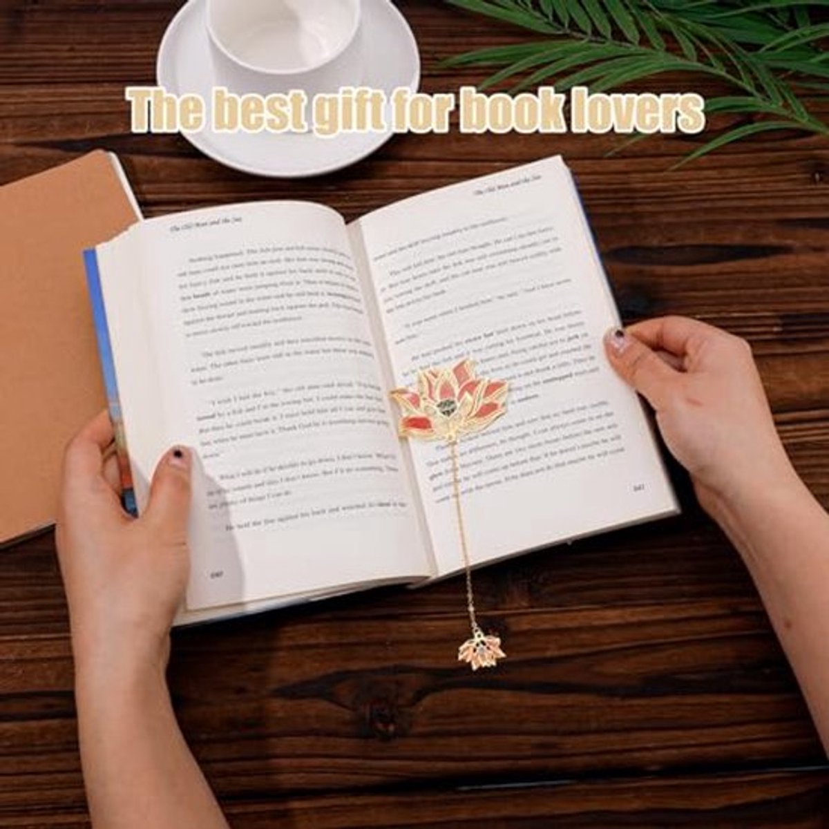 6 stuks plantenbladwijzer, 6 stijlen metalen bladwijzer met ketting esthetische bladwijzer fantasierijke charme bladwijzer voor boekenliefhebbers lezers schrijvers studenten