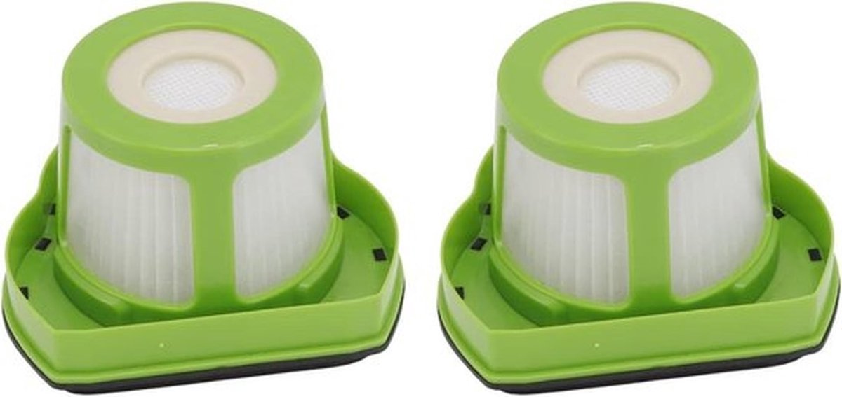 Vervangingsfilter set van 2 stuks voor handstofzuiger, lithium-ionfilter voor optimale reiniging en langdurig gebruik