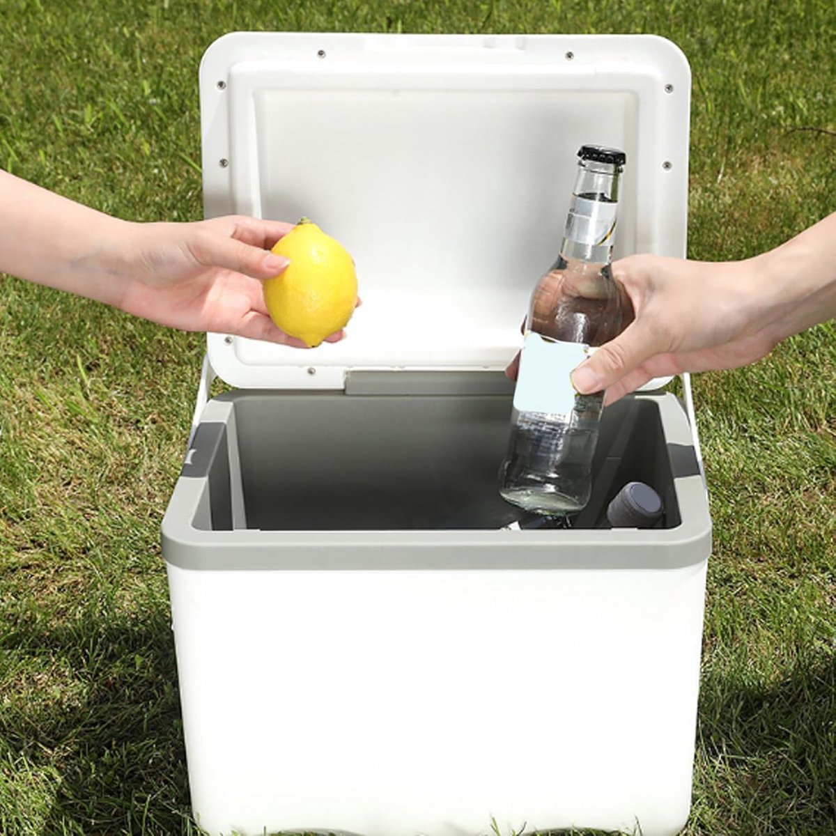 Draagbare Koeltas - Isolatiebox Picknick - Buitenmaaltijden Koel Houden - Efficiënte Thermische Isolatie - 27 x 18 x 23 cm