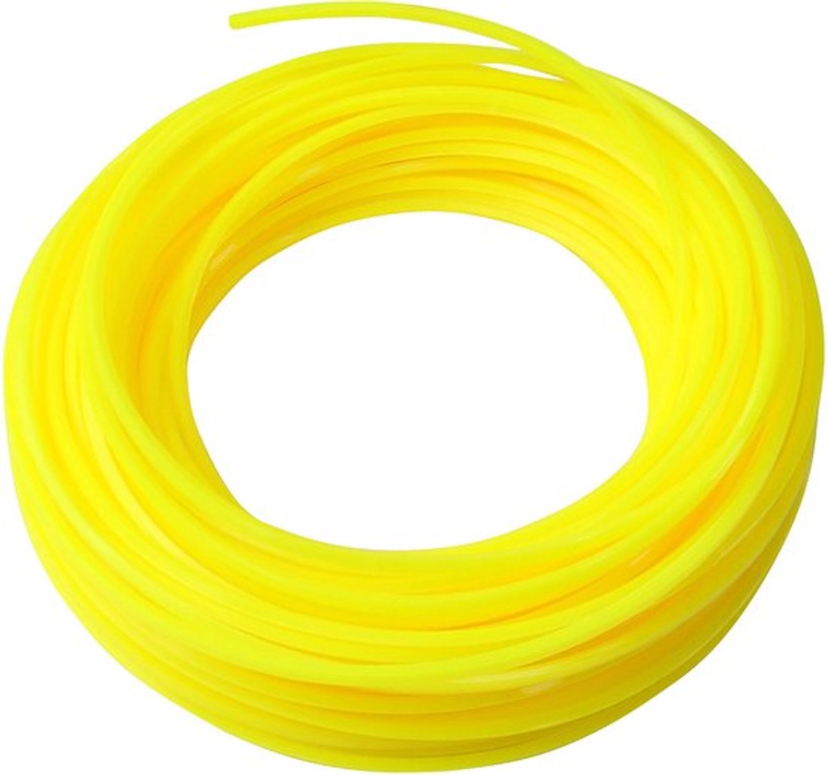 C47022 - Nylon draad 1,65 mm x 15 m - Vierkante snijdraad voor bosmaaier en grastrimmer - Geel