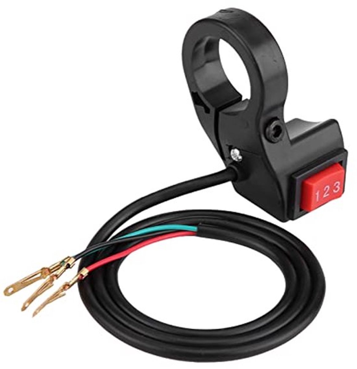 Motorfiets Handvat Schakelaar met 3 Snelheden, Elektrische Module, Handvat Schakelaar, Versnelling, 22mm, 7.8 Inch, 3 Module Schakelaars