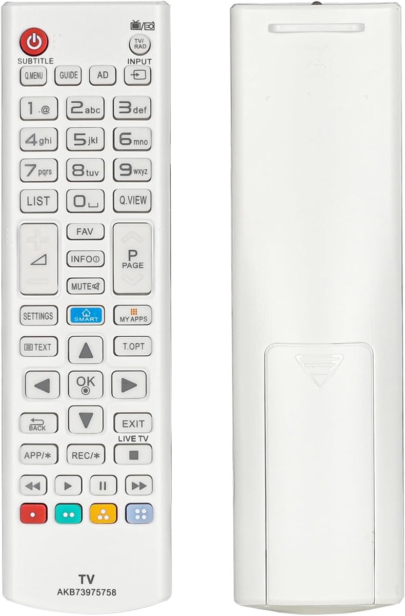 Afstandsbediening AKB73975758 - Compatibel met LG Smart TV - Eenvoudig te gebruiken - Perfect voor al uw kijkplezier - ShopVlot