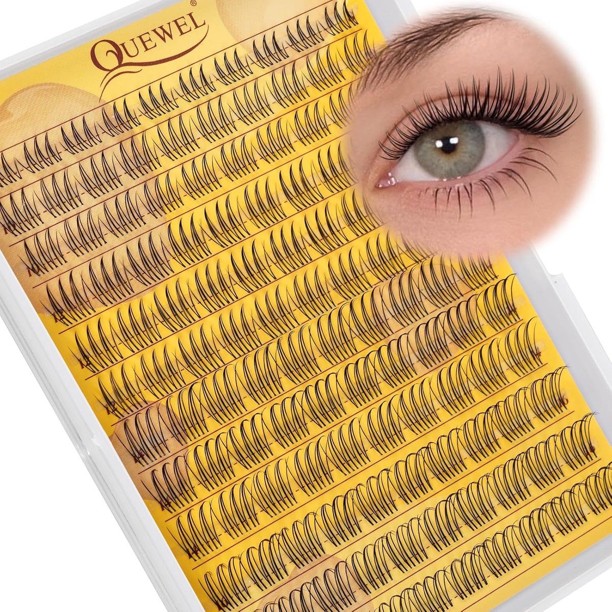 Manga Wimpers - Natuurlijke Uiterlijk - Zachte en Fluffy Cluster Wimpers - Perfect voor Diverse Make-up Stijlen - ShopVlot