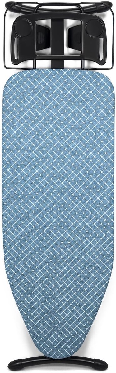 Strijkplank 117 x 44 cm - Luxe met stoomstrijkijzer - Verstelbare hoogte - Ideaal voor grote kledingstukken - ShopVlot