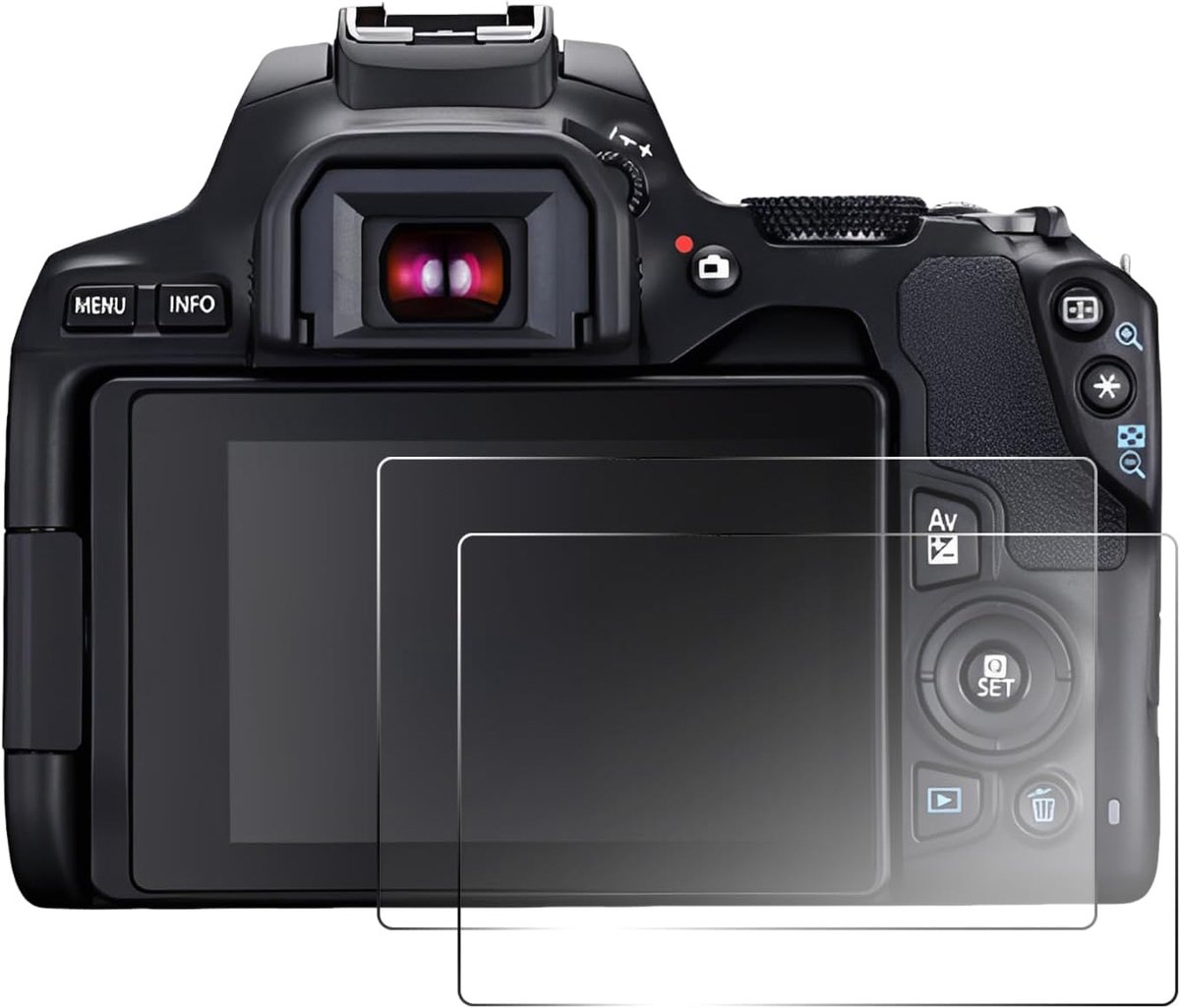 Schermbeschermer voor Canon EOS 200D/SL2/250D/SL3 - 0.26mm gehard glas - anti-kras en anti-vingerafdruk - ShopVlot