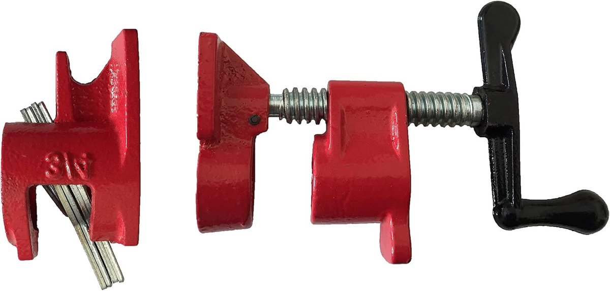 Pijpschroefklem 3/4 inch - Langschroefklem - Gietijzer - Voor stevig vastklemmen - ShopVlot