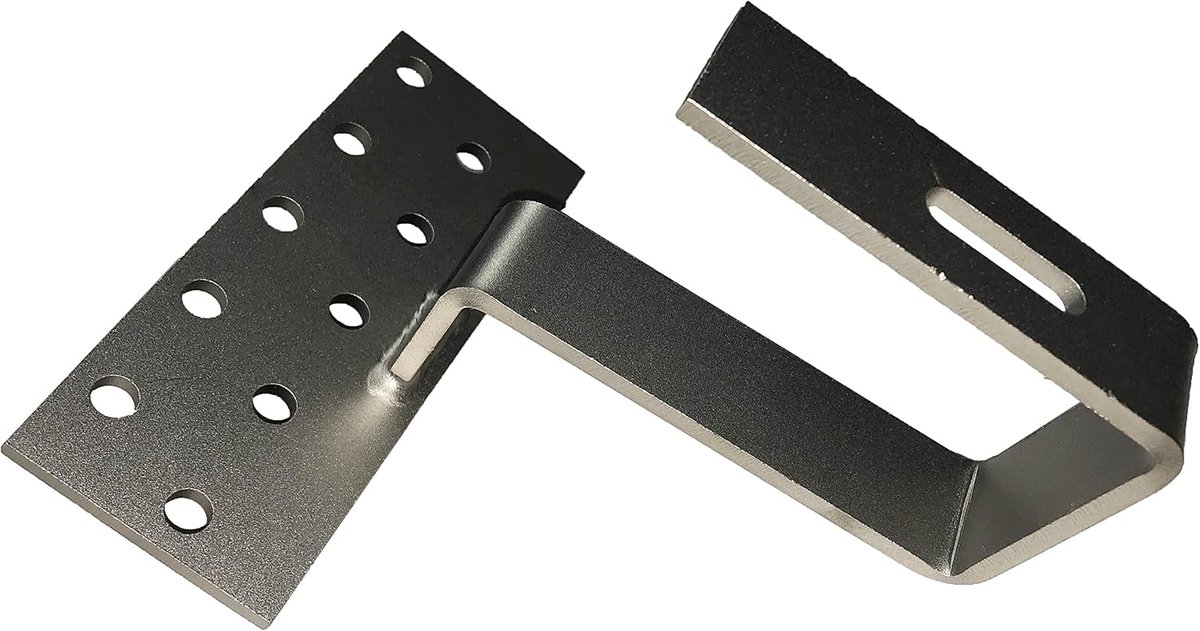 Dakhaken F13 120x65mm - A2 roestvrij staal - voor zonnepanelen op steile daken - ShopVlot